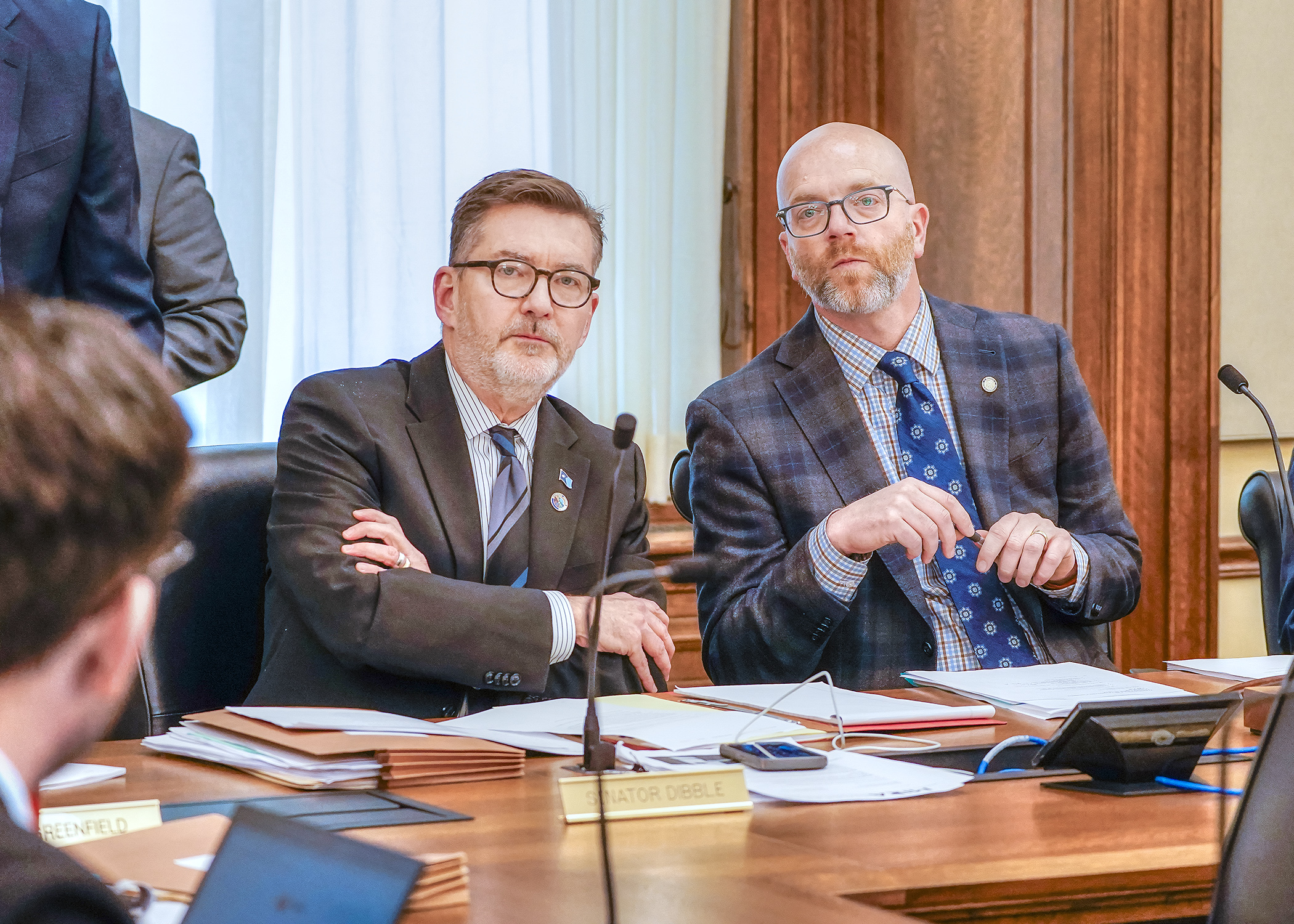 The conference committee on the transportation policy bill meets April 25. (Photo by Andrew VonBank)